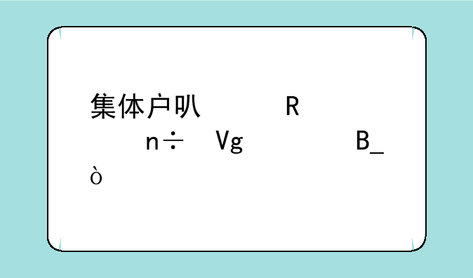 集体户可以申请出国留学吗？